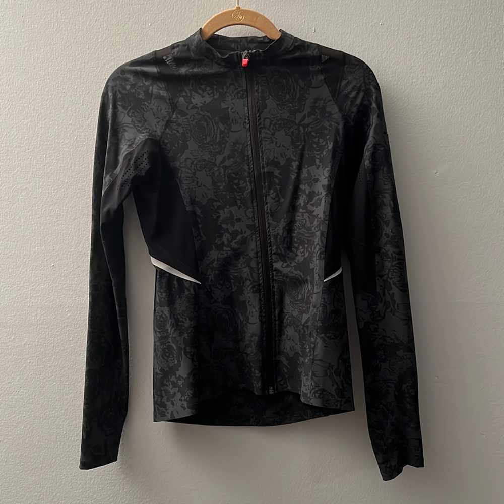 Sweaty Betty Athletic Zip Up Workout Jacket Floral Print